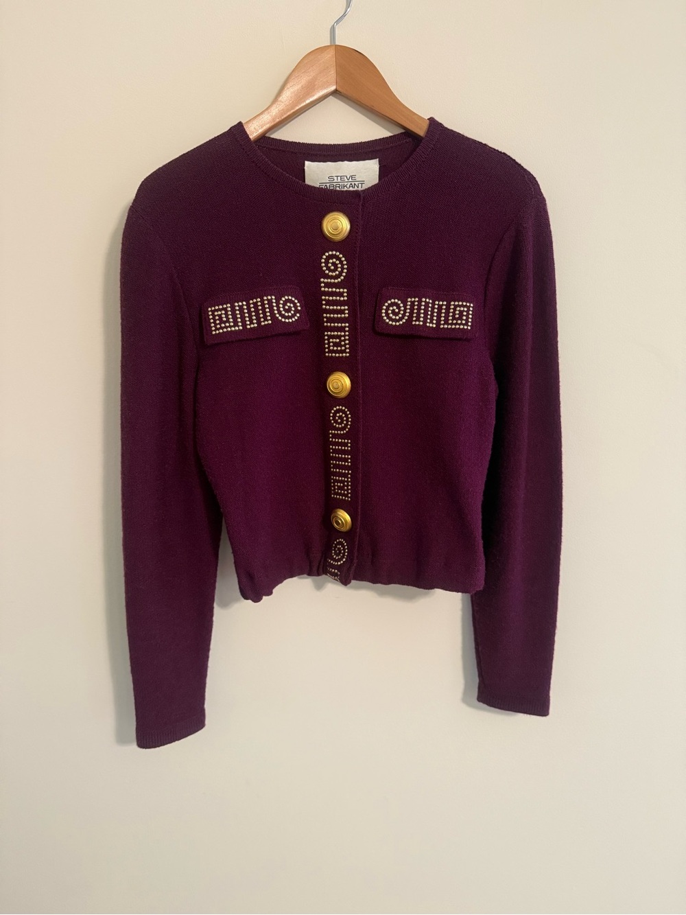 Vintage Steve Fabrikant Cardigan Small